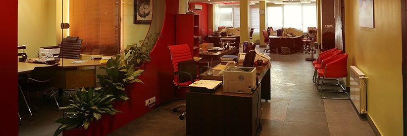 فضای داخلی شرکت هما اکسپرس