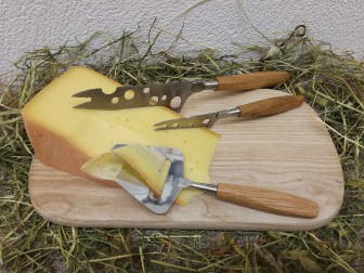 چاقوی پنیر بزرگ با دسته بلوط