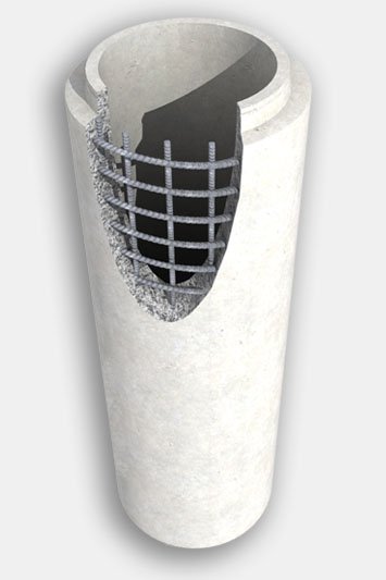 Reinforced concrete pipe