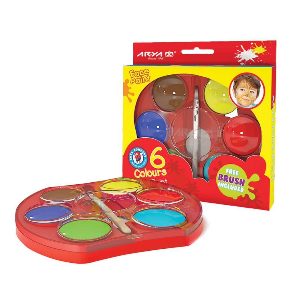 رنگ صورت پالتی ۶ رنگ