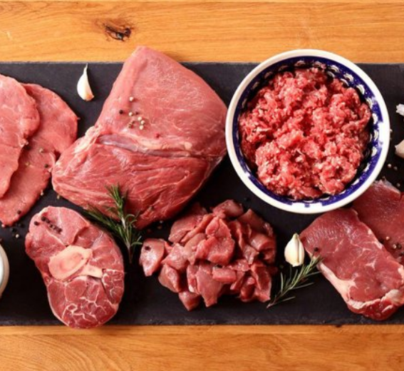 ORGANIC young beef package