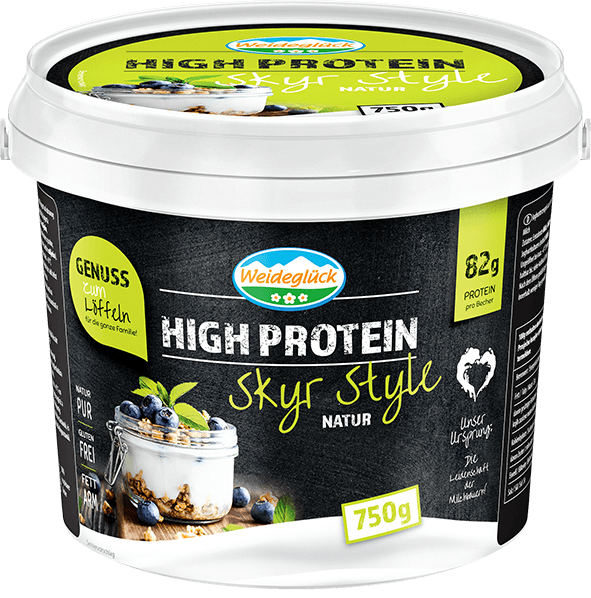 اسکایر سبک طبیعی با پروتئین بالا