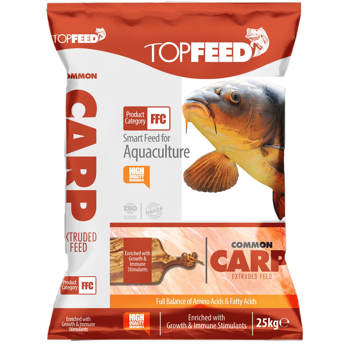 hot water fish feed (carp)