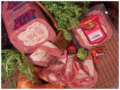 استیک گوشت و مرغ، بیکن (90% گوشت)