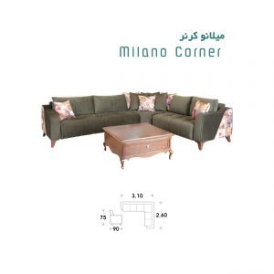 Milan Corner 7-seater furnitur