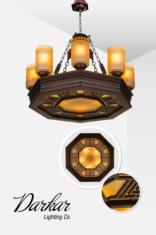 Eight Flame Chandelier Prestige Model