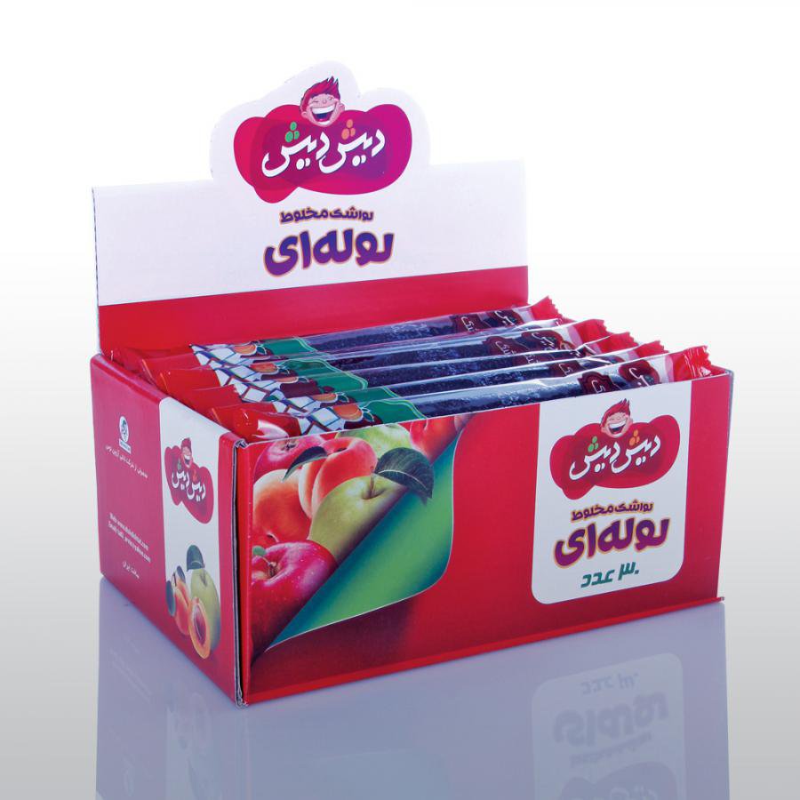 لواشک مخلوط لوله ای