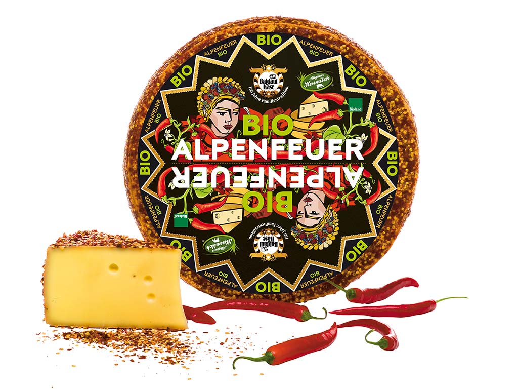 پنیر آتش آلپاین آلپی  (فلفل قرمز)