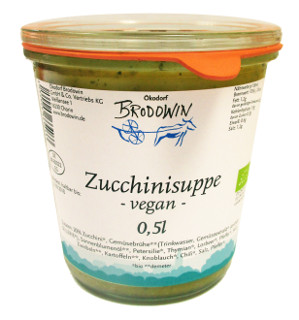 Zucchini cream soup 0.5 l