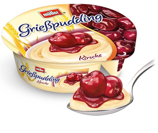 Semolina pudding cherry 100 g
