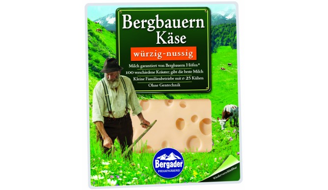 Bergader mountain farmers slices 
