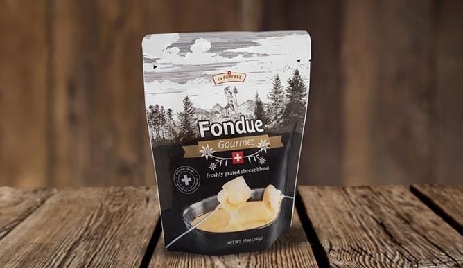 The Superb Gourmet Fondue freshly grated