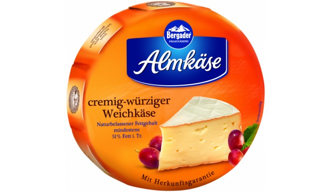 Bergader alpine cheese 
