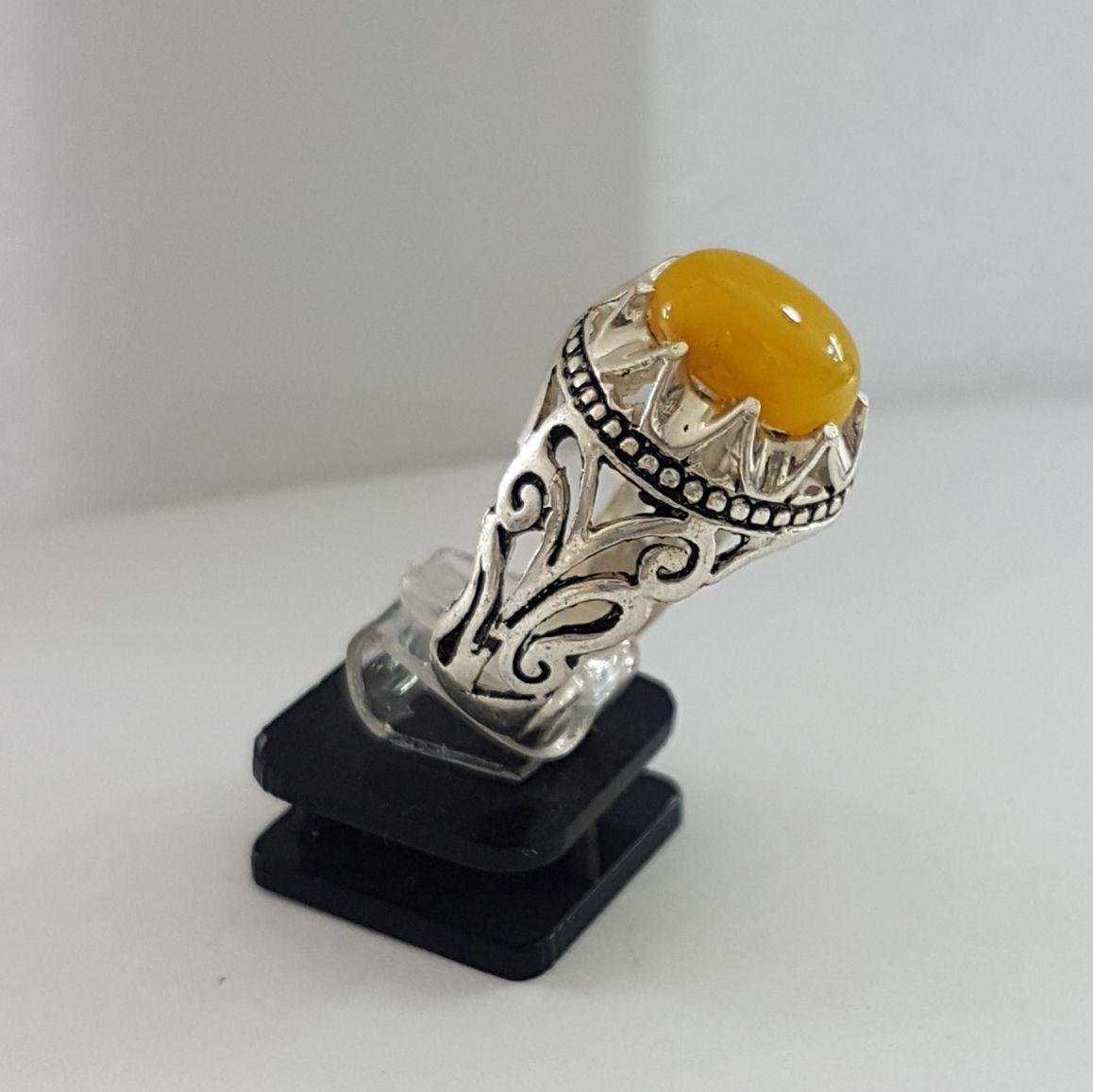 انگشتر نقره مردانه شرف شمس 