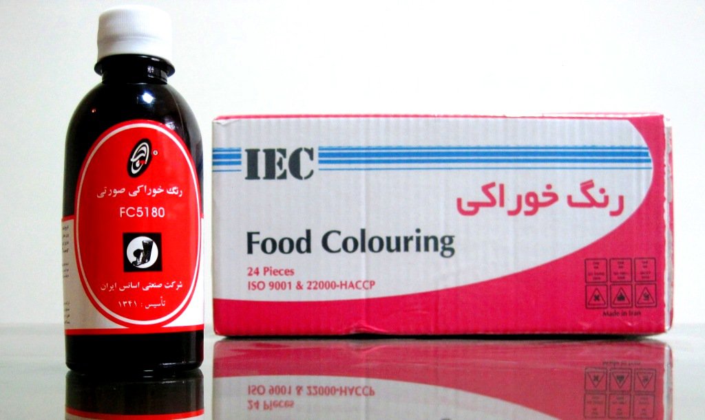 رنگ خوراکی قرمز توت فرنگی