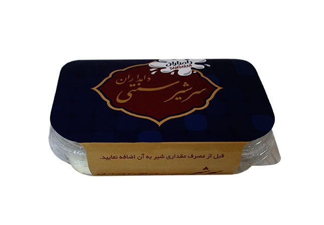 Traditional pasteurized head of milk