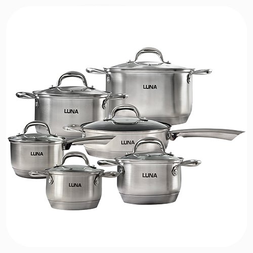 سرویس قابلمه استیل مدل 611