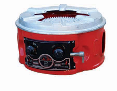 Double round cast iron rice cooker