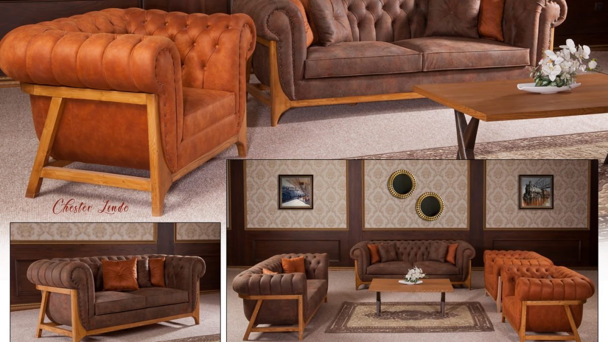 مبلمان راحتی چستر لیندو