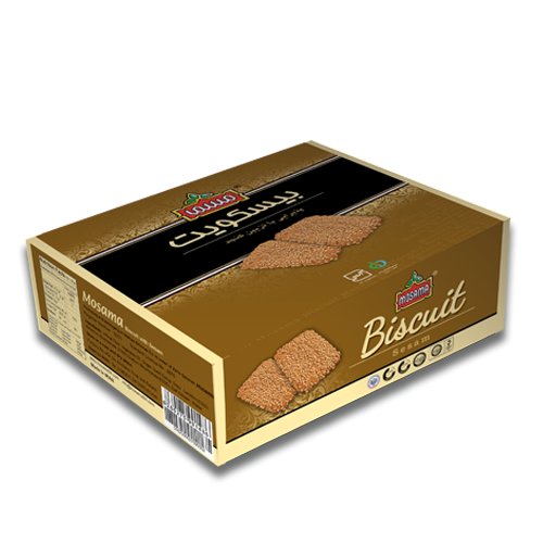 Biscuits decorated with sesame