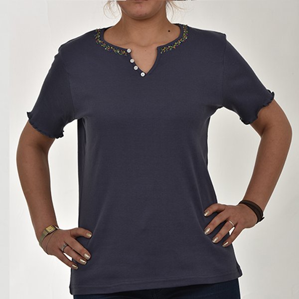 Women's Blouse Sleeve Fake Collar Embroidery