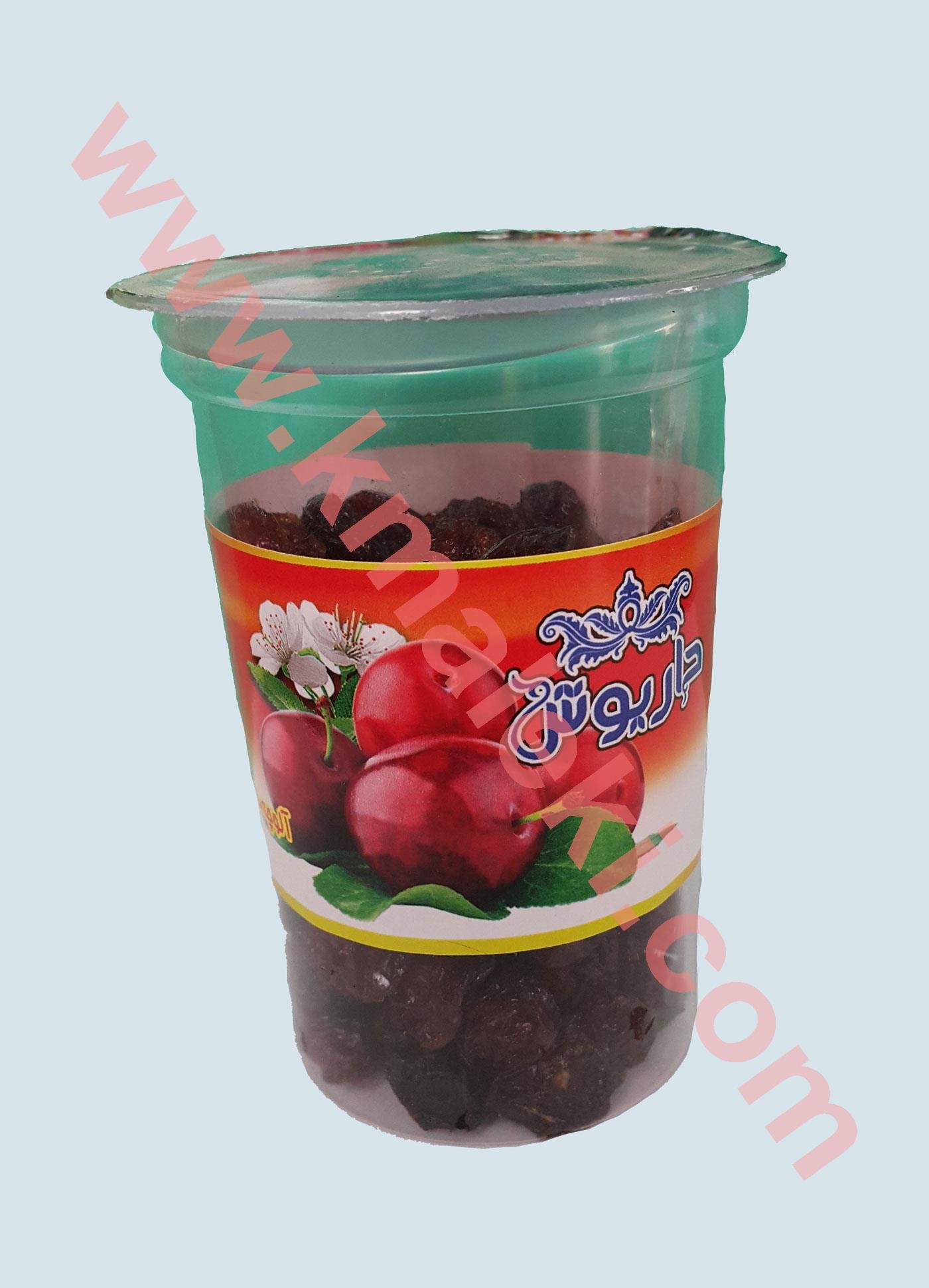 لیوانی آلوچه دانه دانه