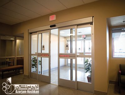 درب اتوماتیک شیشه ای کشویی