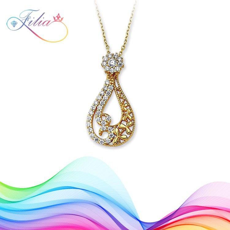 گردنبند طلا 18k-750