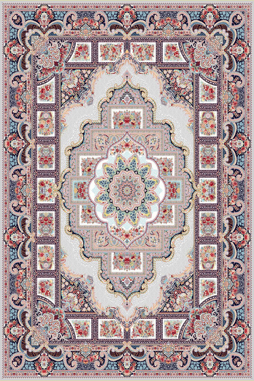 فرش طرح حوض نقره