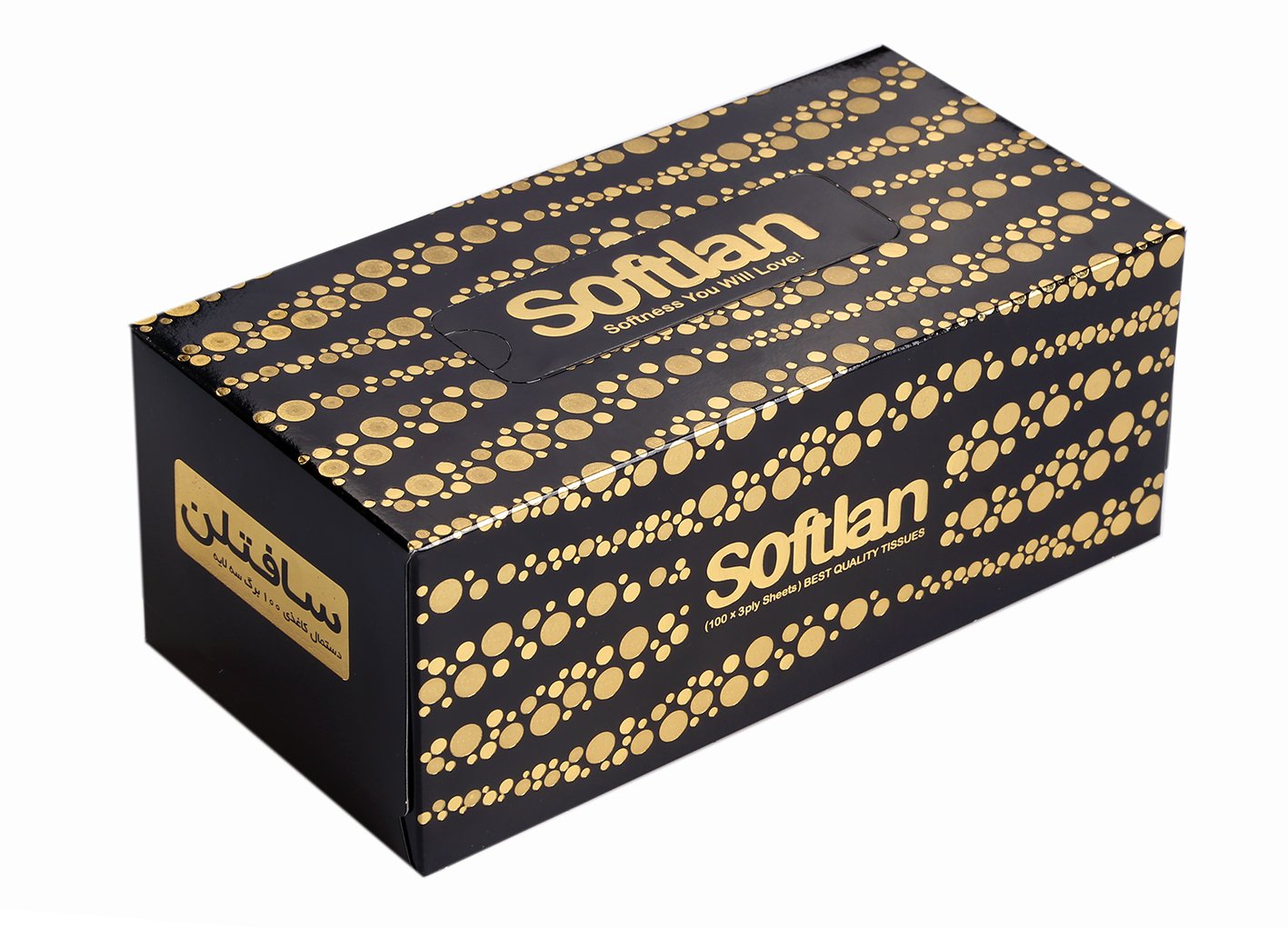 دستمال جعبه کاغذی 300 برگ سری دوار طرح شایلی