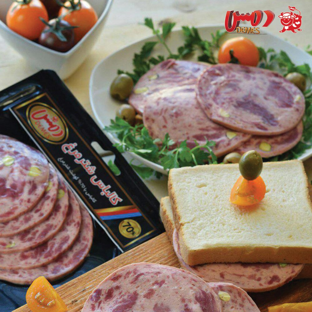 کالباس شترمرغ 70 درصد