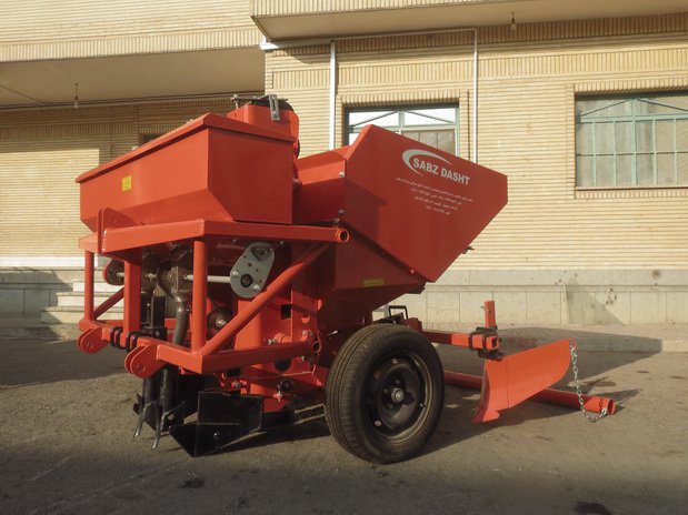 سیب زمینی کار دو ردیفه توام با کودکار مدل AB2-F-D50