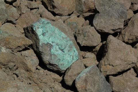 معادن سنگ مس مربوط به شرکت کومه معدن پارس