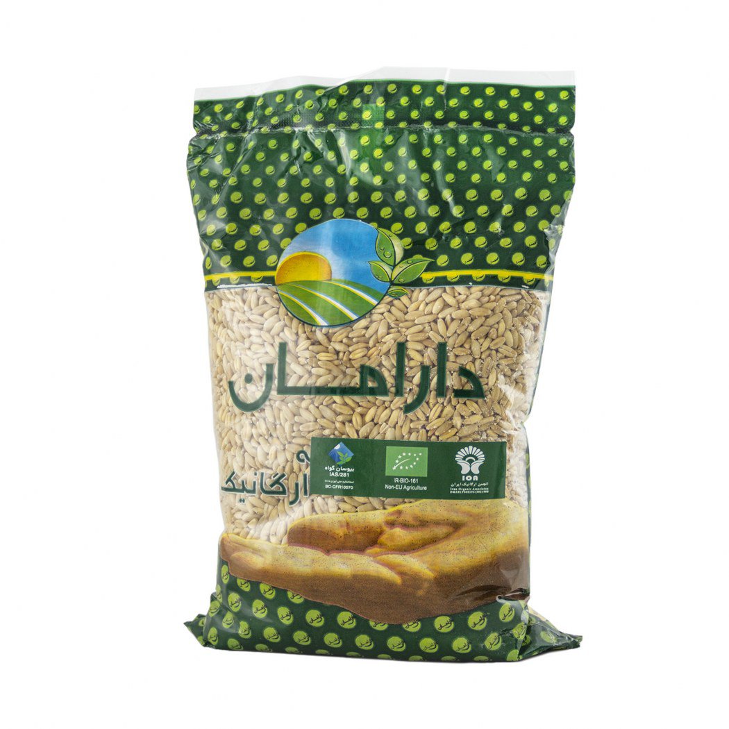 جو پوست کنده ارگانیک ۹۰۰ گرمی