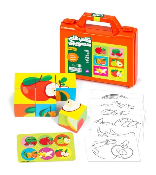 مکعب‌های تصویری - میوه‌ها