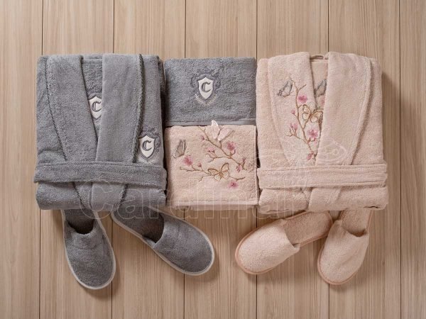 ست حوله پالتویی دوقلو کد P1