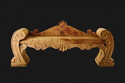 نیمکت سنگ تراورتن