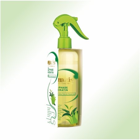 ماسک کراتینه دوفاز با عصاره چای سبز و آلوئه ورا