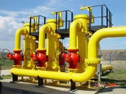 Pressure reduction stations