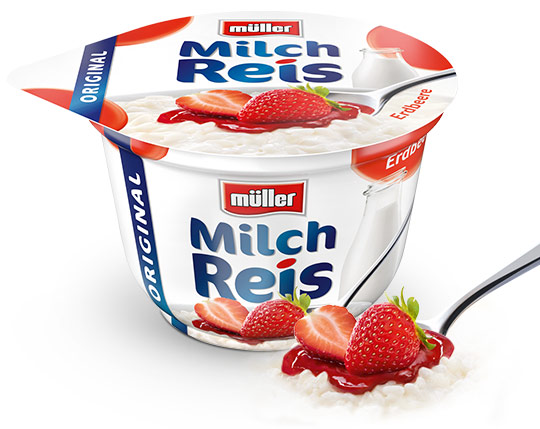 Rice pudding original strawberry 100 g