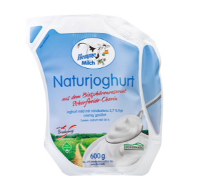 Yoghurt natural 600g tubular bag