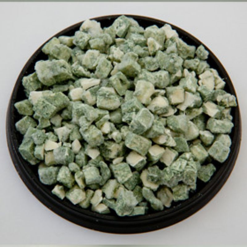 Frozen/ IQF blue cheese cubes 6 mm 10 kg unit