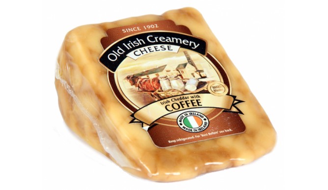 IRISH CHEDDAR WITH COFFEE 150G / 400G / 1.2 KG