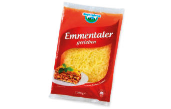 پنیر باواریا امانتال رنده شده