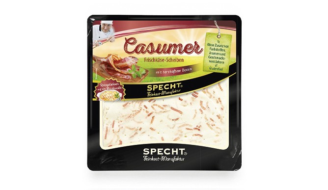Woodpecker delicatessen manufactory,Casumer cream cheese slices bacon