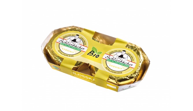 Schlierbacher Organic castle cheese 55% 125 g (2 x 62.5 g)