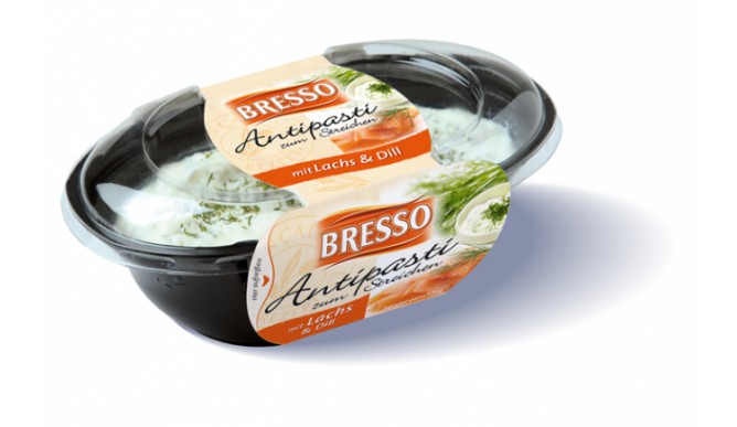 Bresso Antipasti to spread with salmon and dill