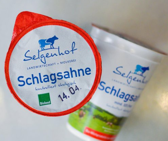 خامه فرم گرفته ارگانیک 32% 200 گرم