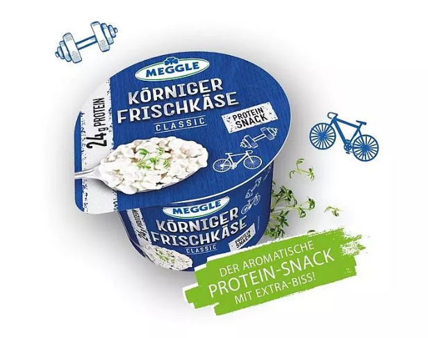 MEGGLE Grainy cream cheese