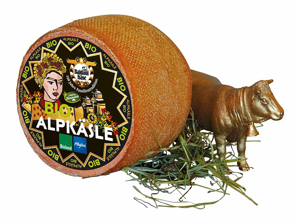 Baldauf organic alpine cheese made from raw milk